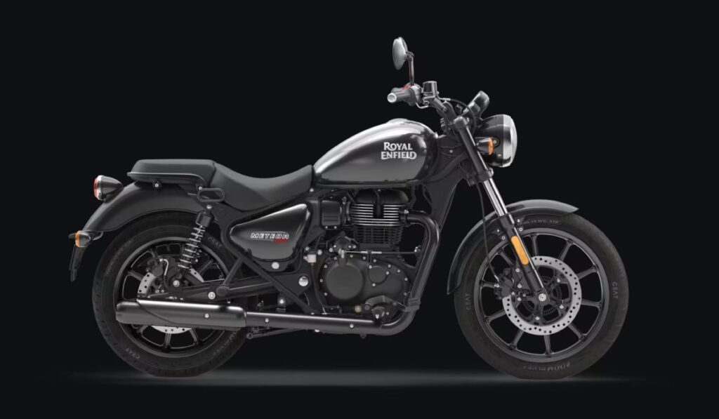 royal enfield Meteor 350 fireball black custom colour