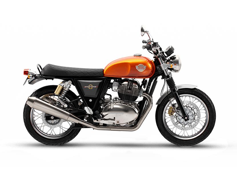 Royal Enfield Interceptor 650 orange crush