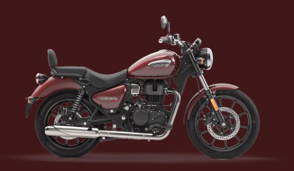 royal enfield Meteor 350 stellar red colour