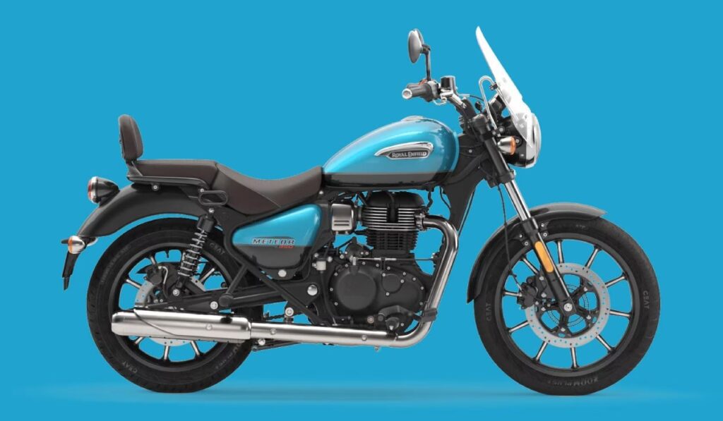 royal enfield Meteor 350 supernova blue colour