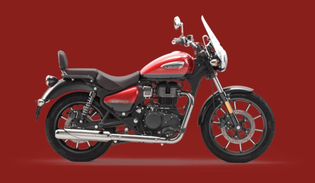 royal enfield Meteor 350 supernova red colour