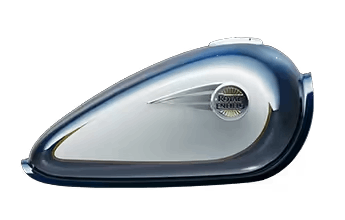 Royal Enfield Super Meteor 650 Celestial Blue Tank