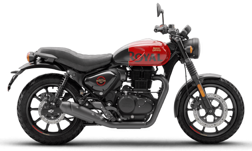 Royal Enfield Hunter 350 Rebel Red