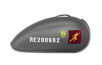 Royal Enfield Classic 350 signals marsh grey Tank